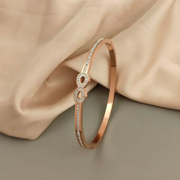 Pulsera Rígida Infinito con Cristales Exclusivos