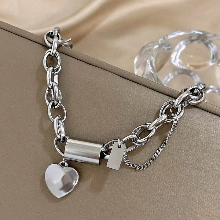 Pulsera Charme Corazón Dorado