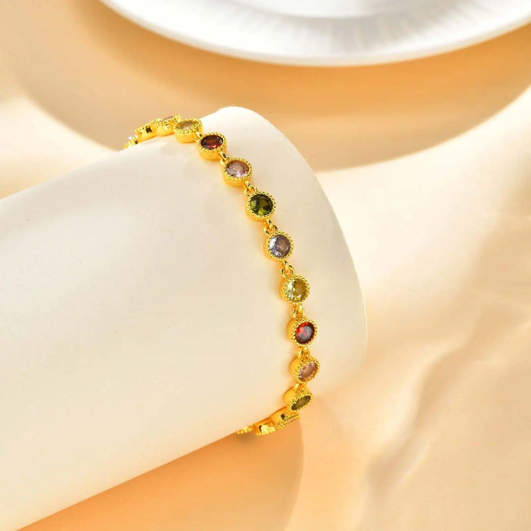 Pulsera de Encanto Arcoíris Luminoso