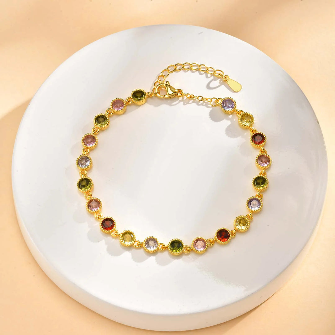 Pulsera de Encanto Arcoíris Luminoso