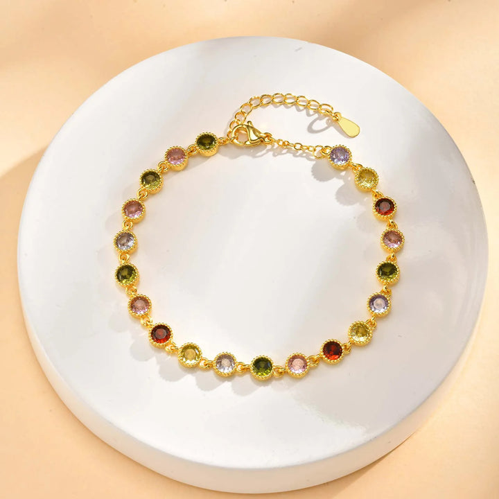Pulsera de Encanto Arcoíris Luminoso