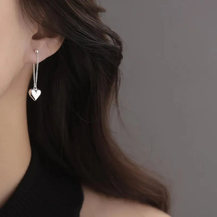 Pendientes en Forma de Corazón Geométrico