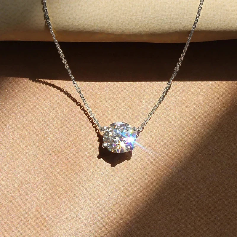 Pendiente Solitario Elegante con Cristal