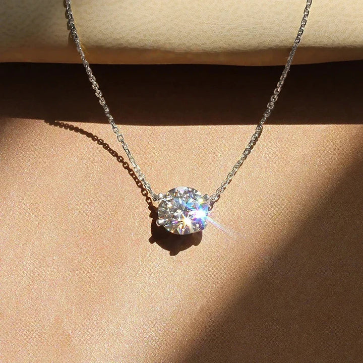 Pendiente Solitario Elegante con Cristal