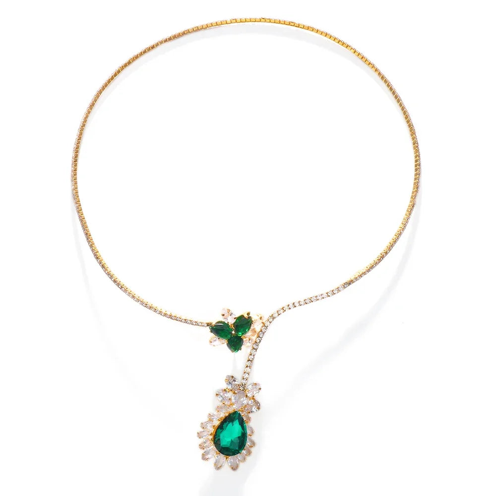 Collar Vintage Bloei de Esmeralda