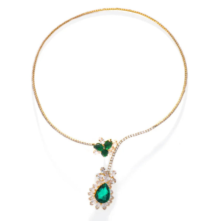 Collar Vintage Bloei de Esmeralda