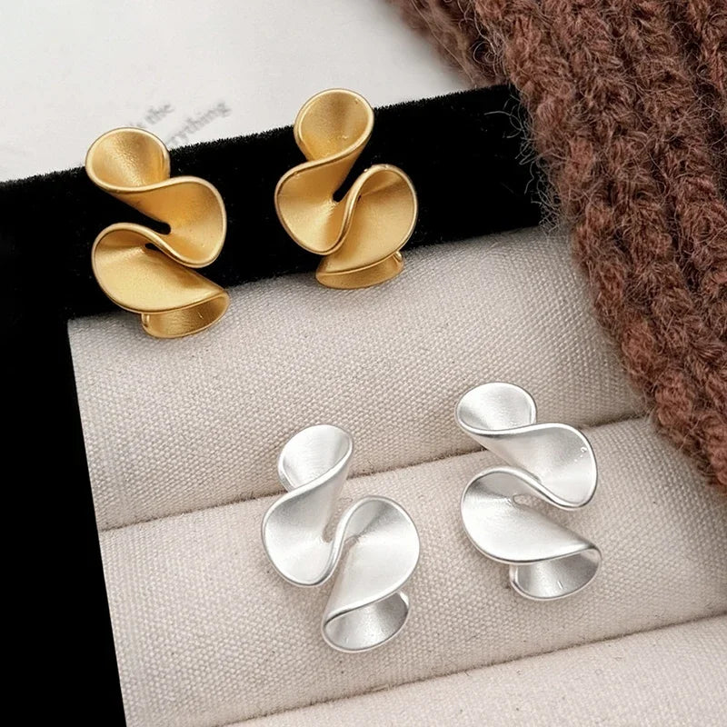 Pendientes de Flores de Plata y Oro de 18K