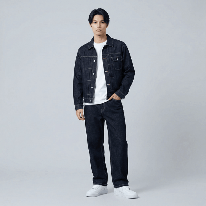 Shiro - Conjunto de denim japonés 14oz