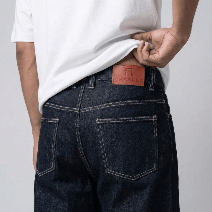 Shiro - Pantalón de denim japonés 14oz