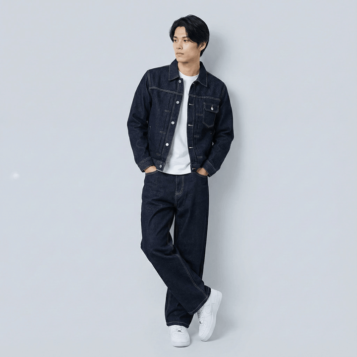 Shiro - Pantalón de denim japonés 14oz