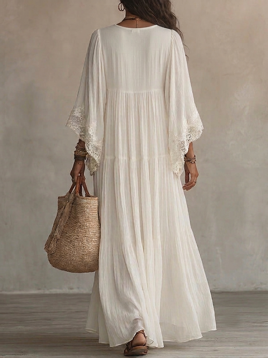 Anna – Vestido Perla Blanca