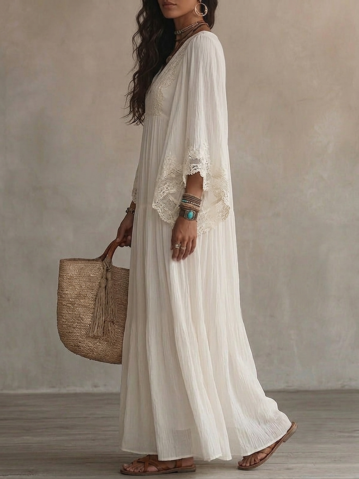 Anna – Vestido Perla Blanca
