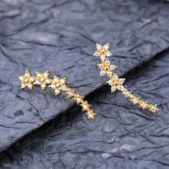 Pendientes atemporales en flores