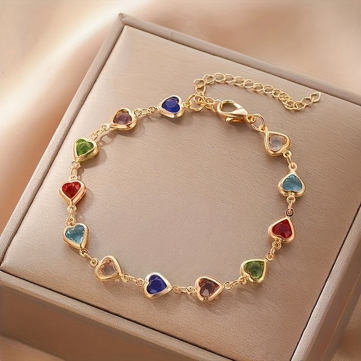 Pulsera en forma de corazón única