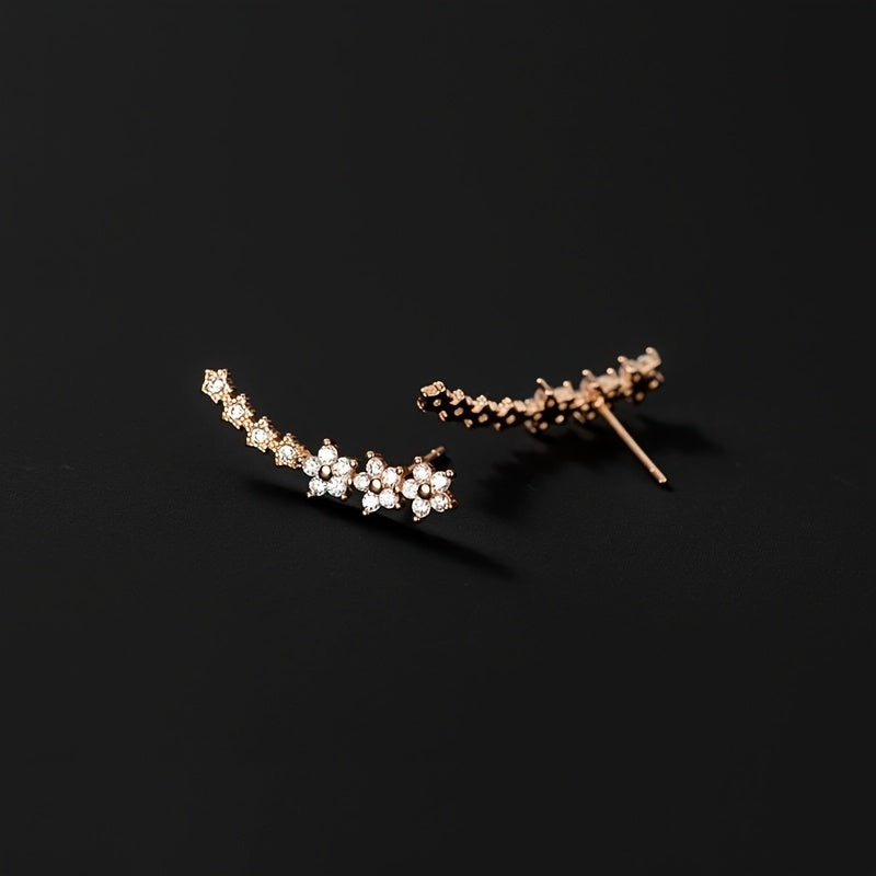 Pendientes atemporales en flores