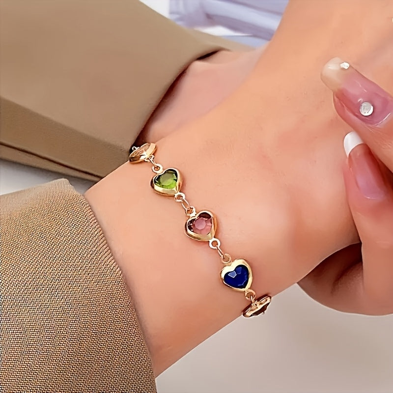 Pulsera en forma de corazón única