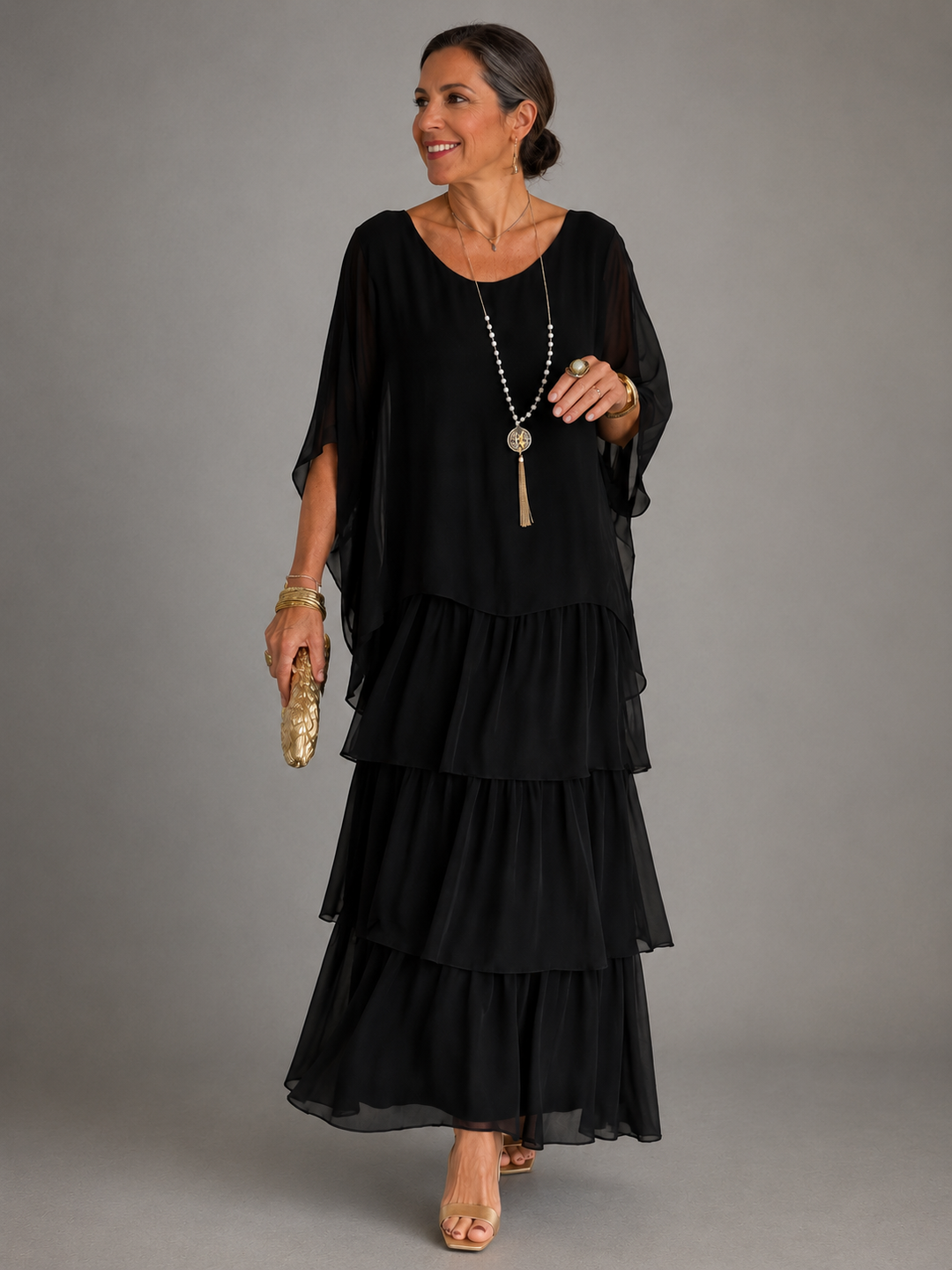 Lara™ | Elegante y fluida vestido largo