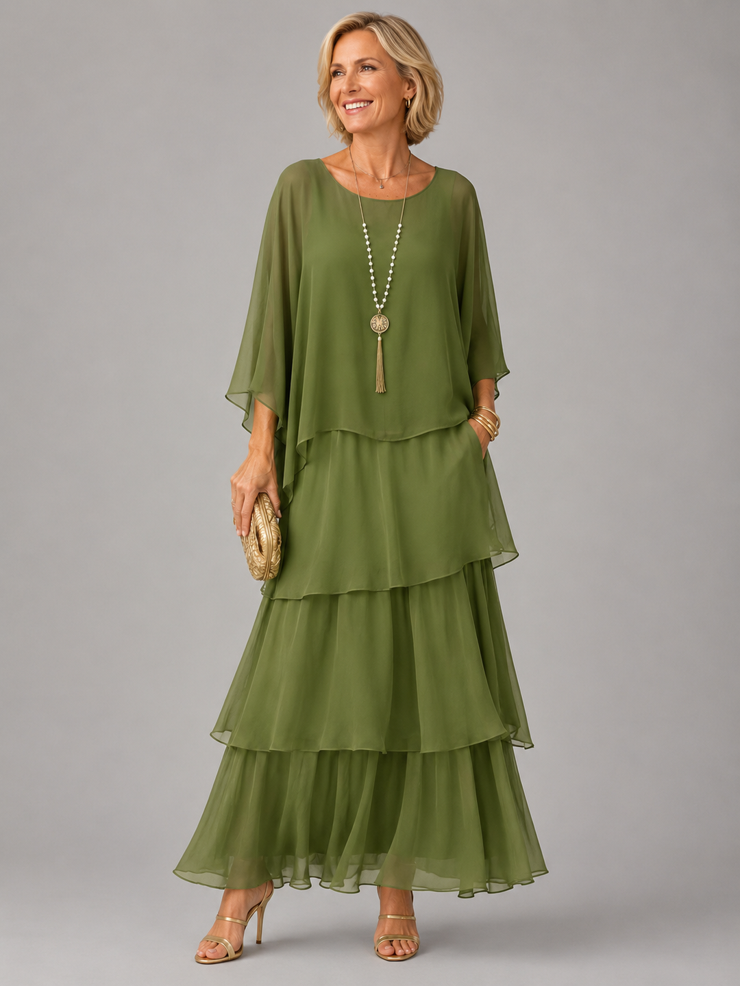 Lara™ | Elegante y fluida vestido largo
