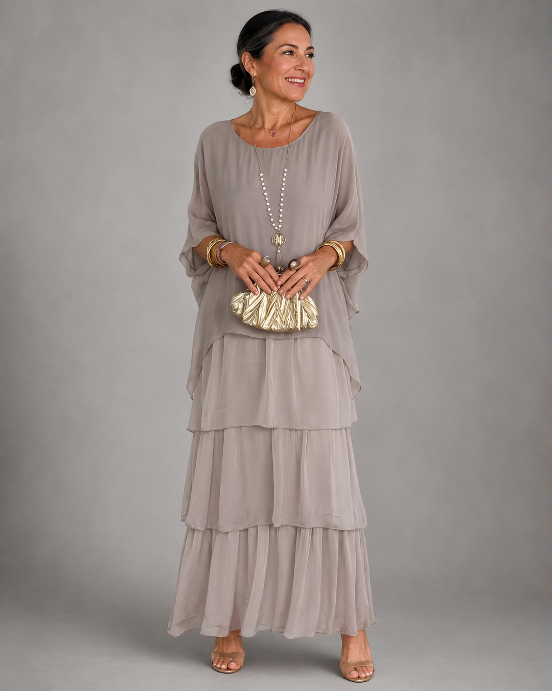 Lara™ | Elegante y fluida vestido largo