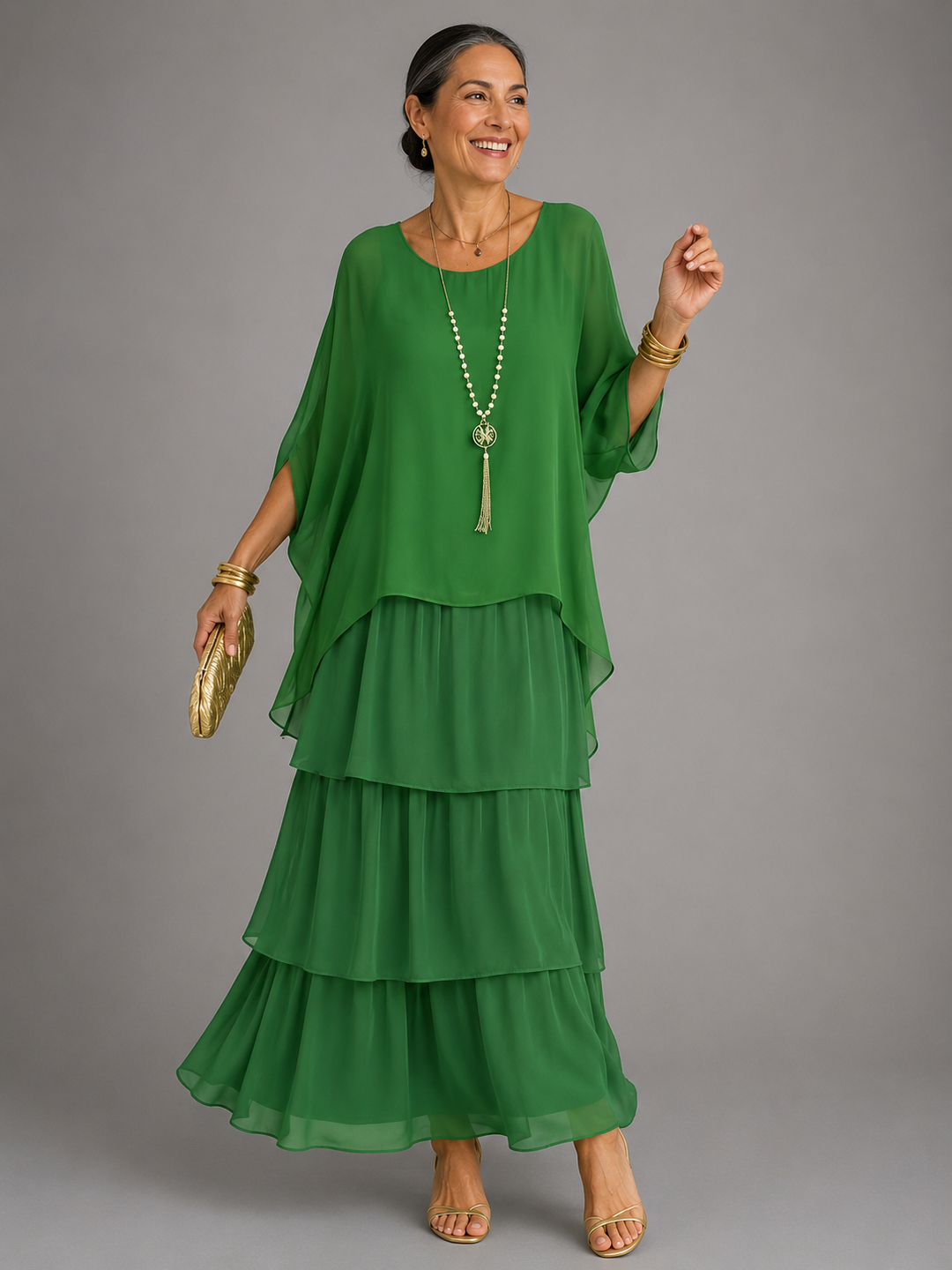 Lara™ | Elegante y fluida vestido largo