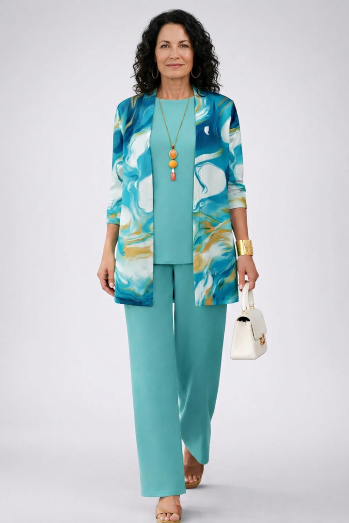 Una – Conjunto Elegante de Tres Piezas