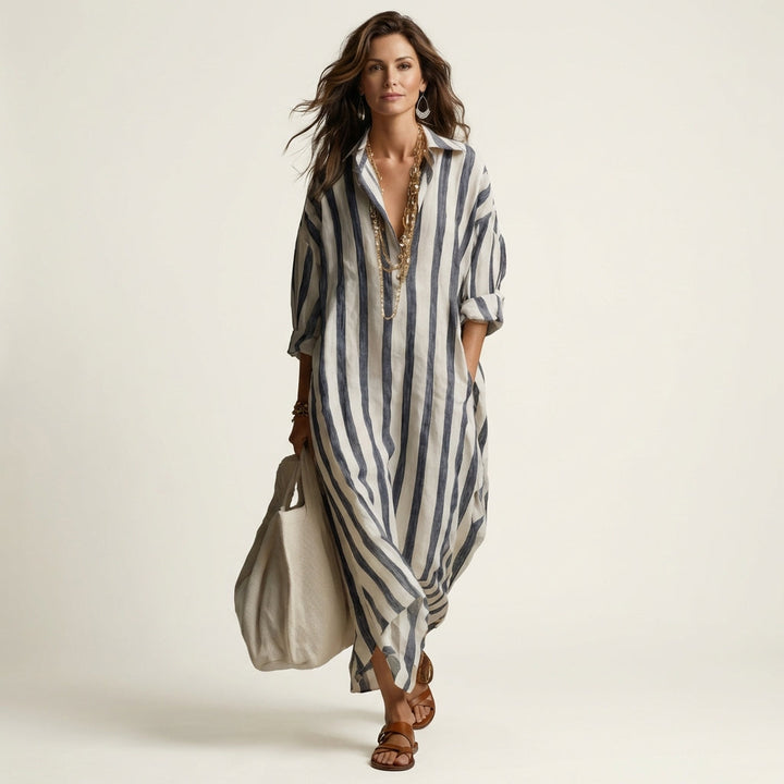 Carra | Vestido Maxi Rayado
