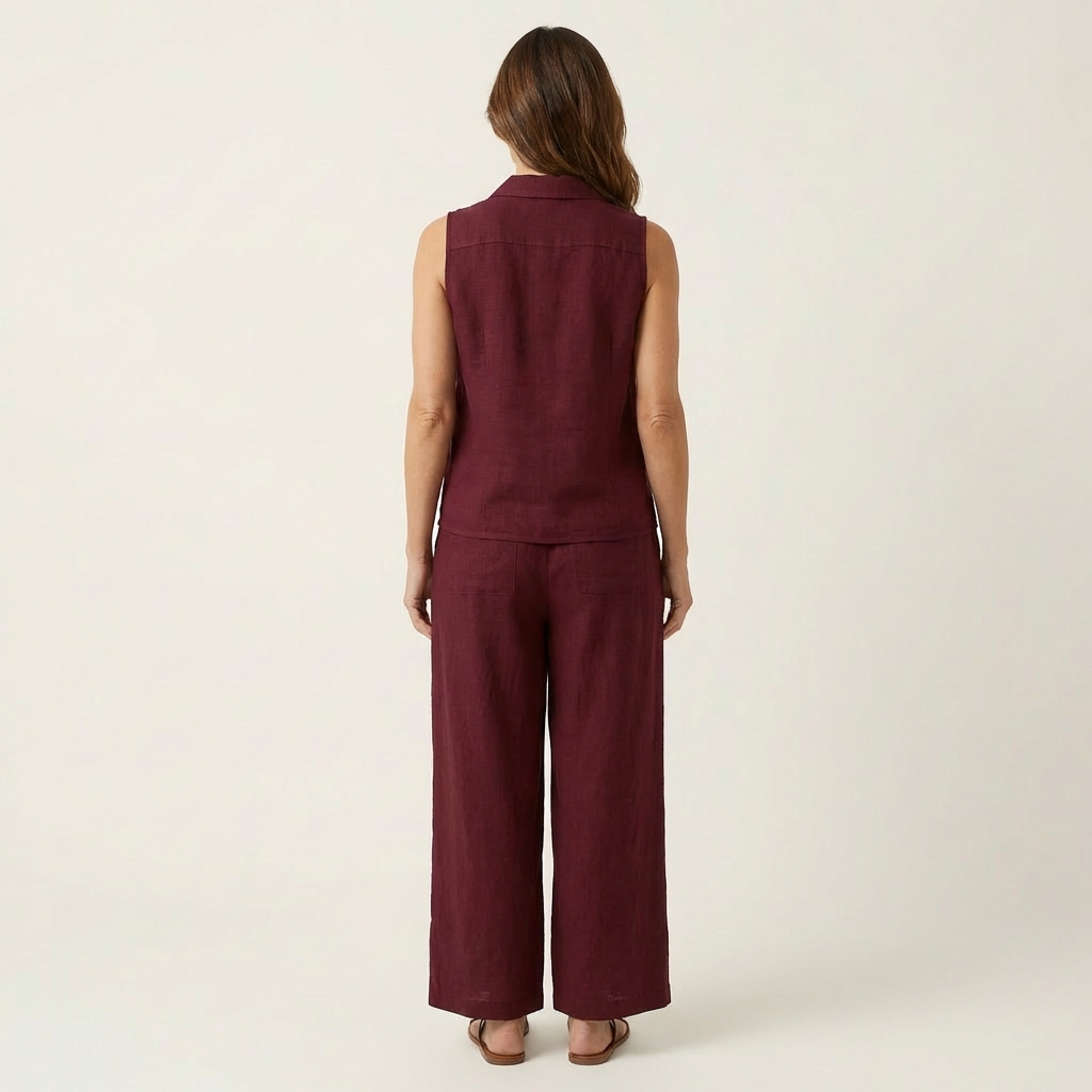 Twiila | Top Cruzado y Pantalón Ancho