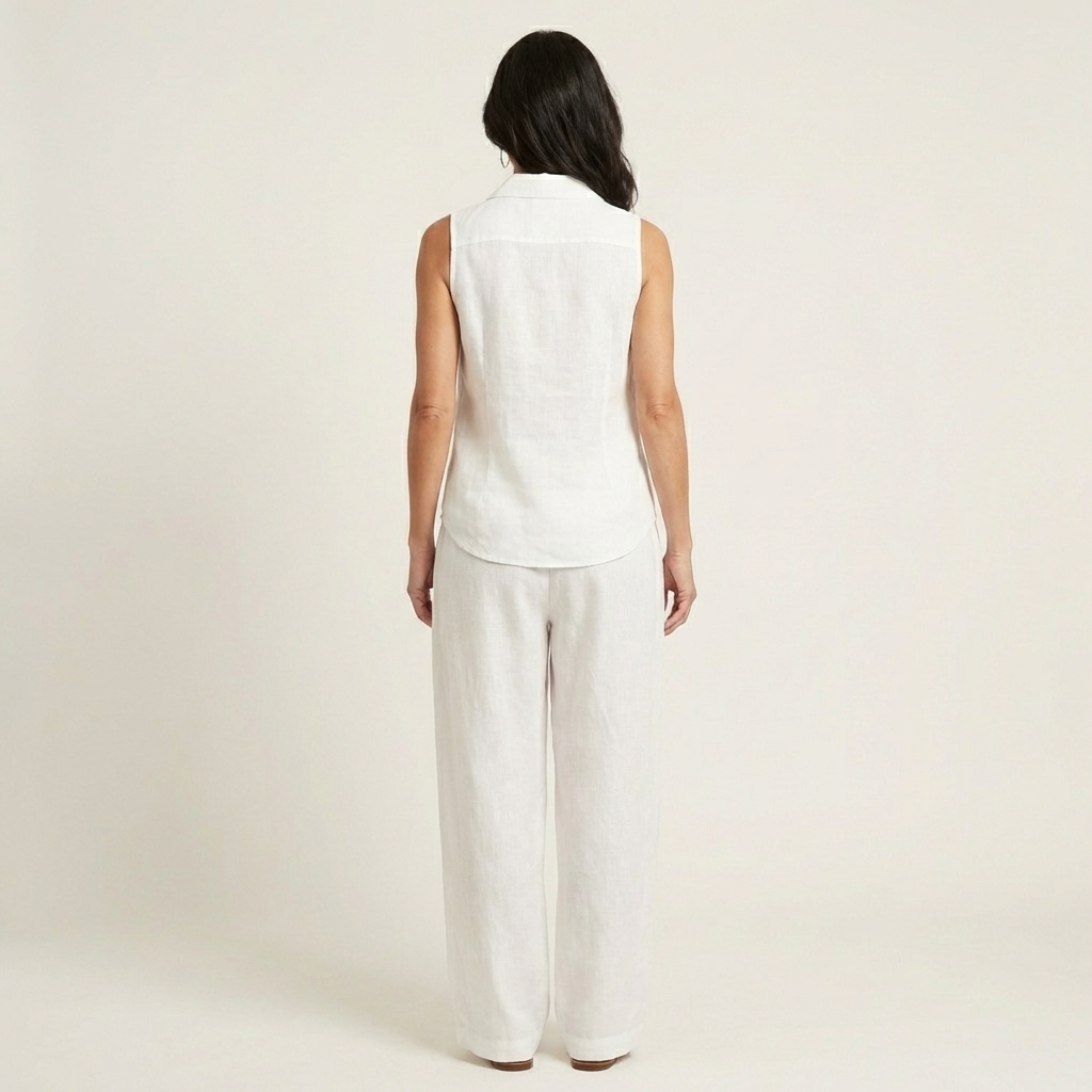 Twiila | Top Cruzado y Pantalón Ancho