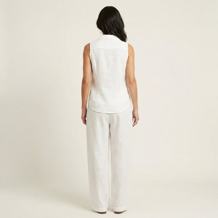 Twiila | Top Cruzado y Pantalón Ancho