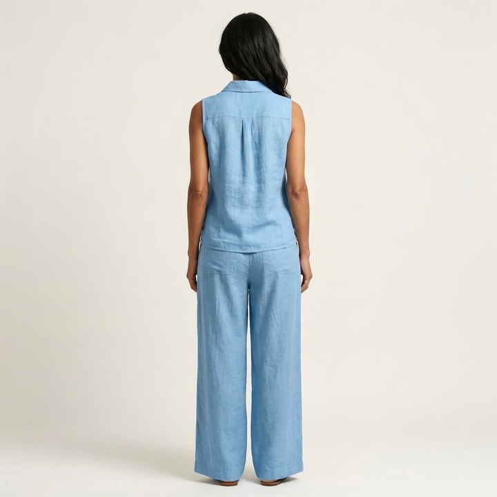 Twiila | Top Cruzado y Pantalón Ancho