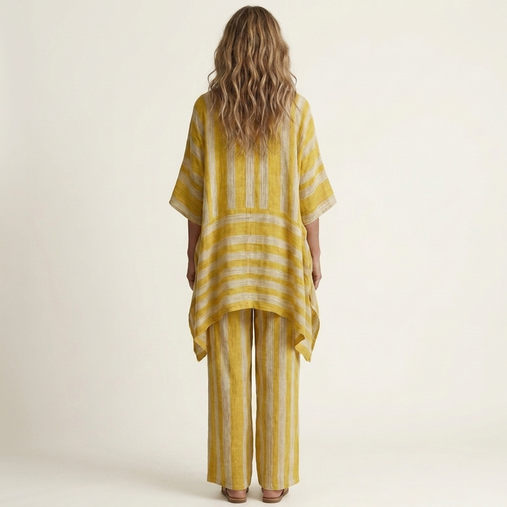 Kiara | Conjunto Rayado de Dos Piezas