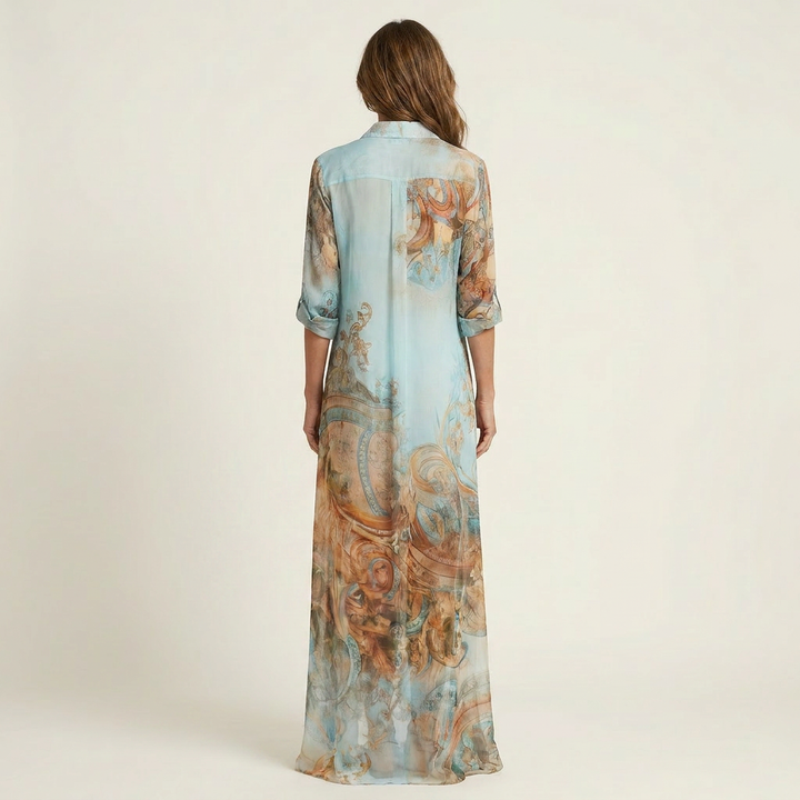 Lanie | Vestido Maxi de Seda