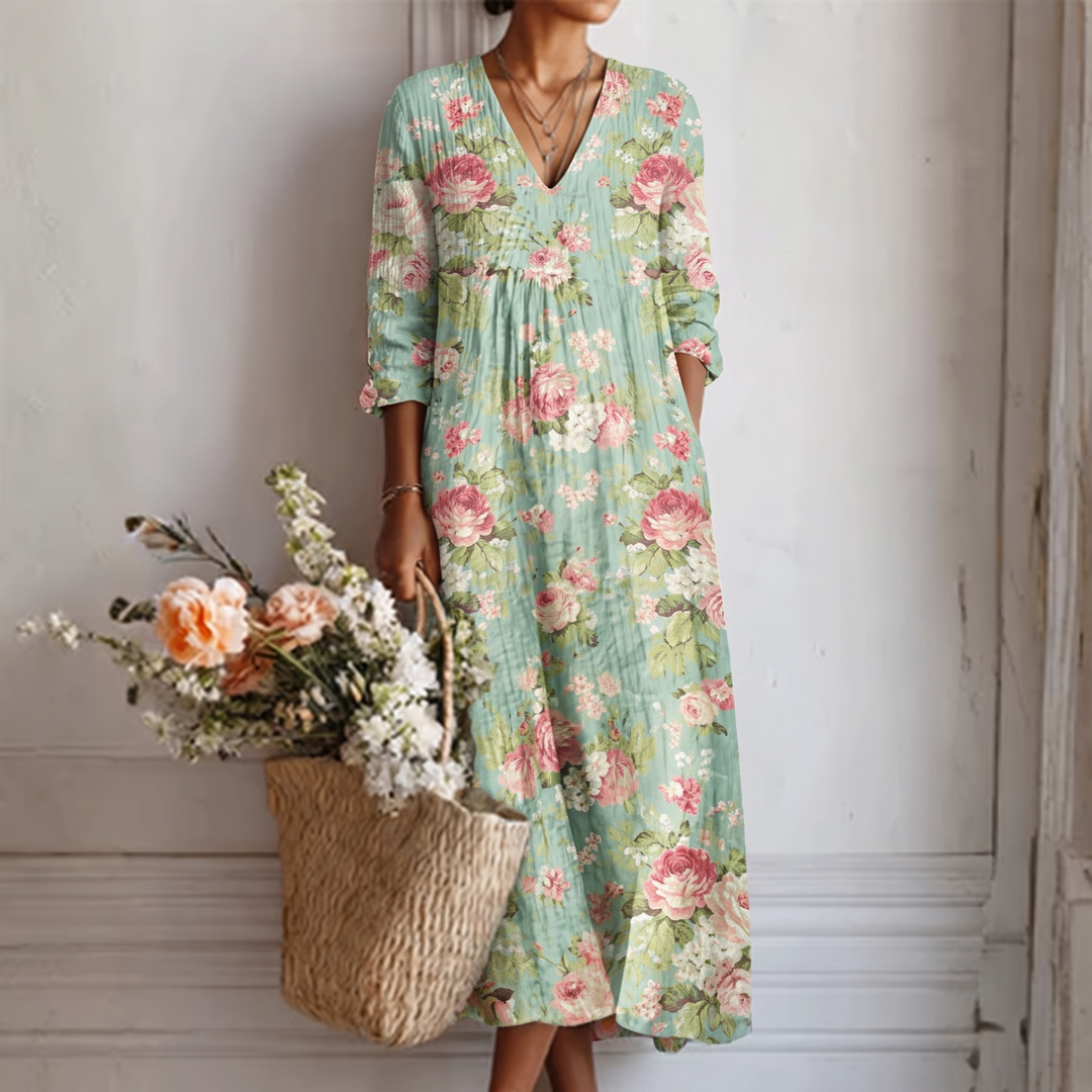 Vestido Vilma con delicado estampado floral