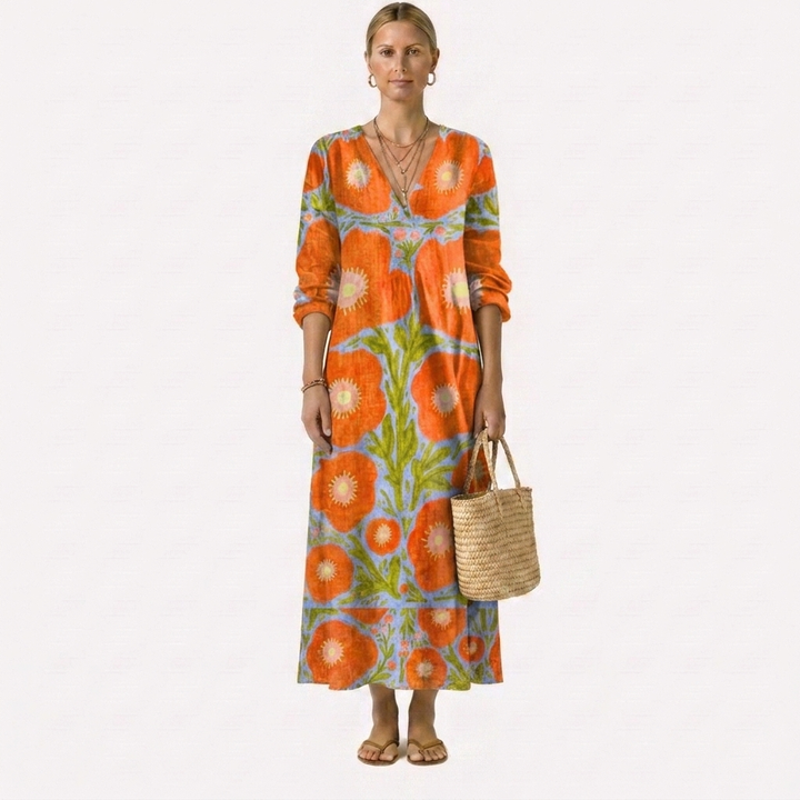 Vestido encantador Alba con estampado floral