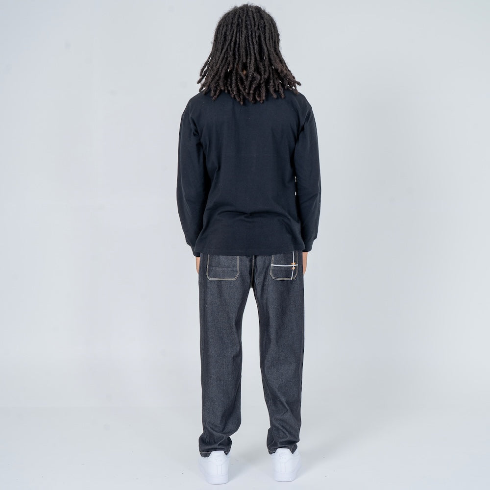 Ikki - Pantalón en denim confort