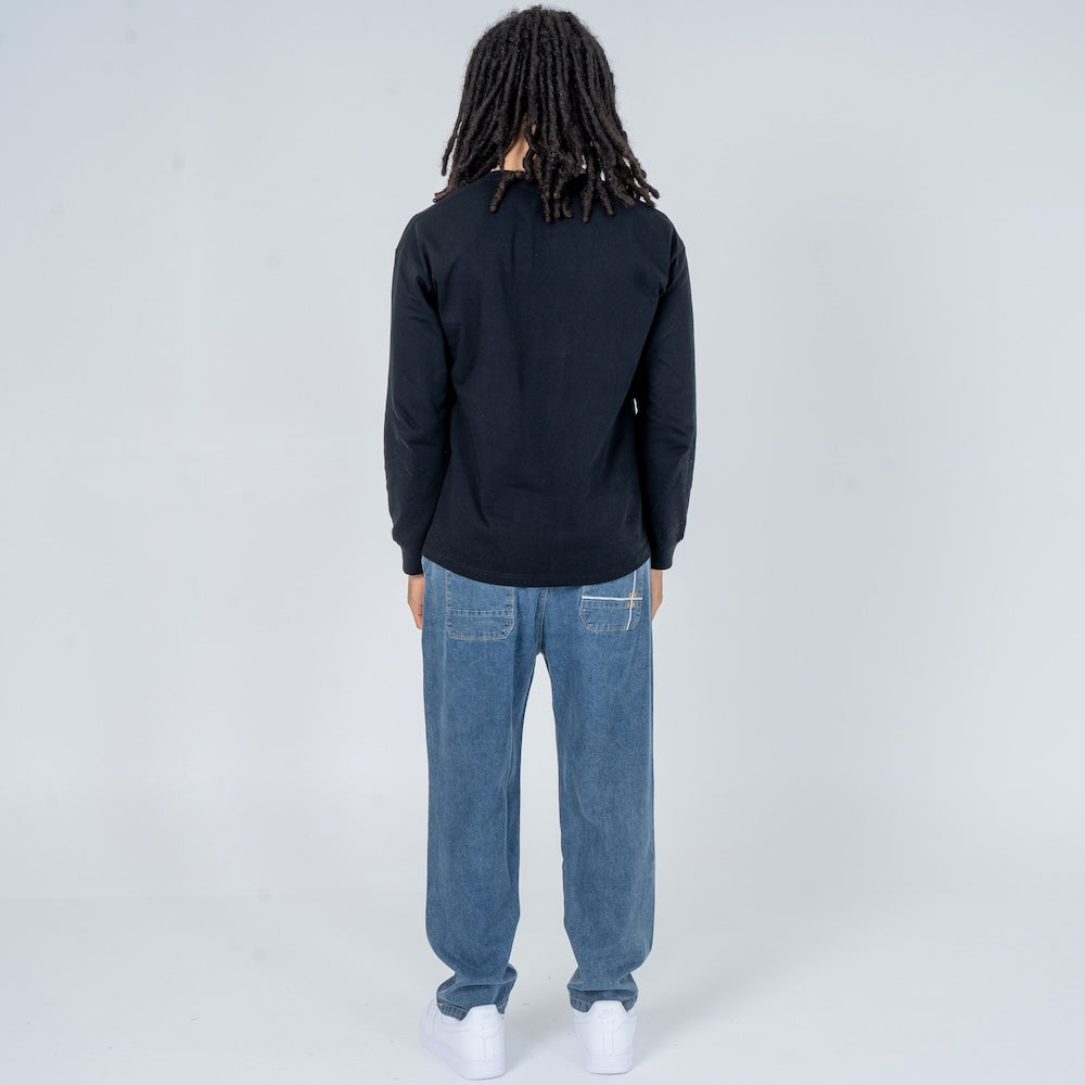 Ikki - Pantalón en denim confort