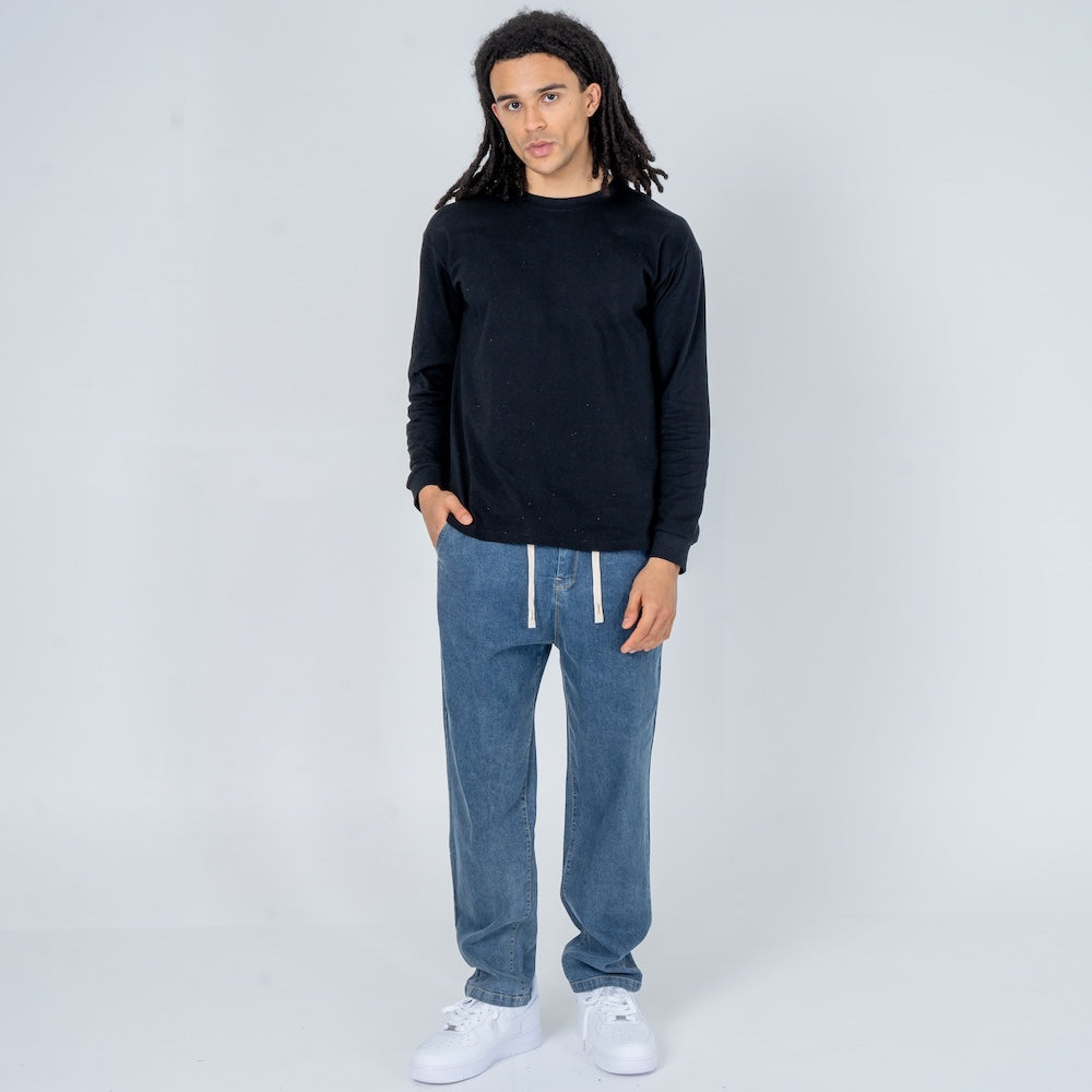 Ikki - Pantalón en denim confort