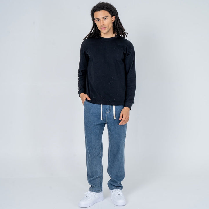 Ikki - Pantalón en denim confort