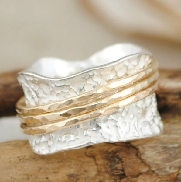 Anillo Duo™ – Oro y Plata