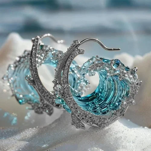 Pendientes Golvende Mer