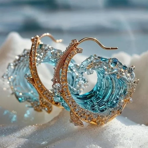 Pendientes Golvende Mer
