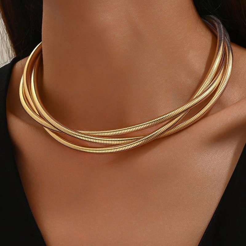 Collar Vintage en Oro Superpuesto