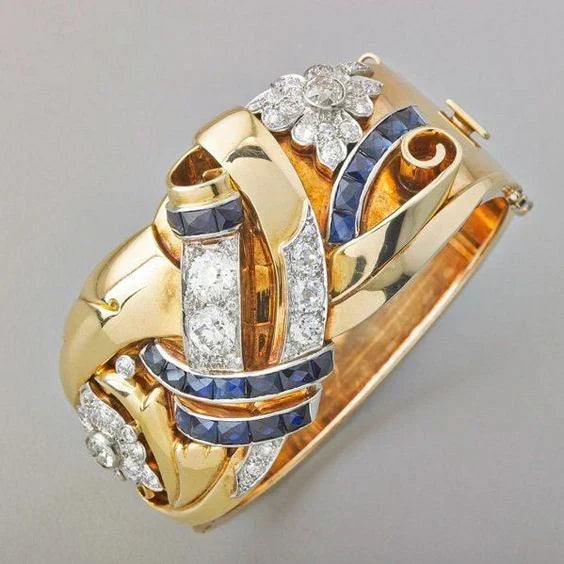 Anillo Vintage de Oro con Zirconia