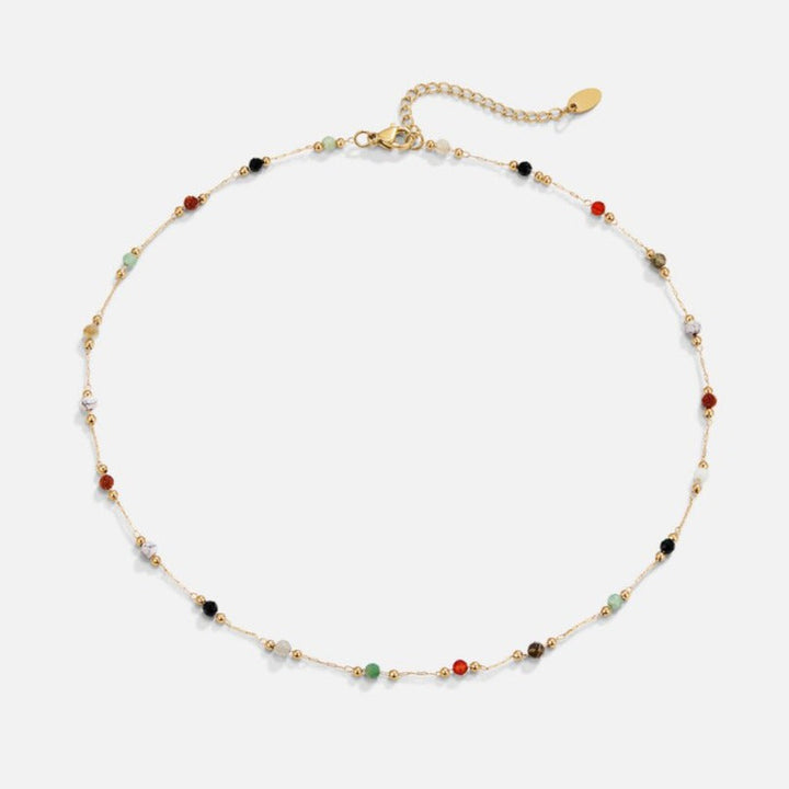 Collar minimalista con piedra