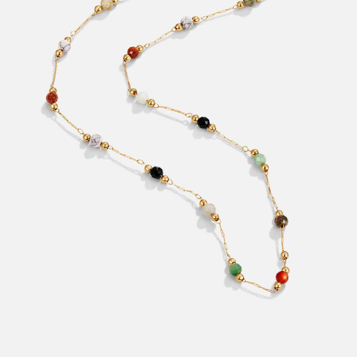 Collar minimalista con piedra