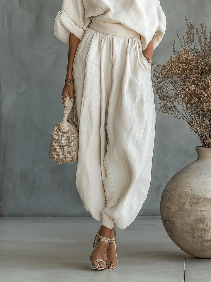 Mila™ | Conjunto de 2 piezas con escote Bardot