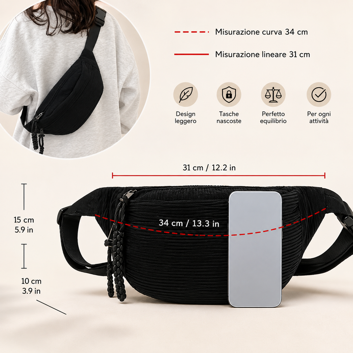 Petra | Bolsa de hombro de pana