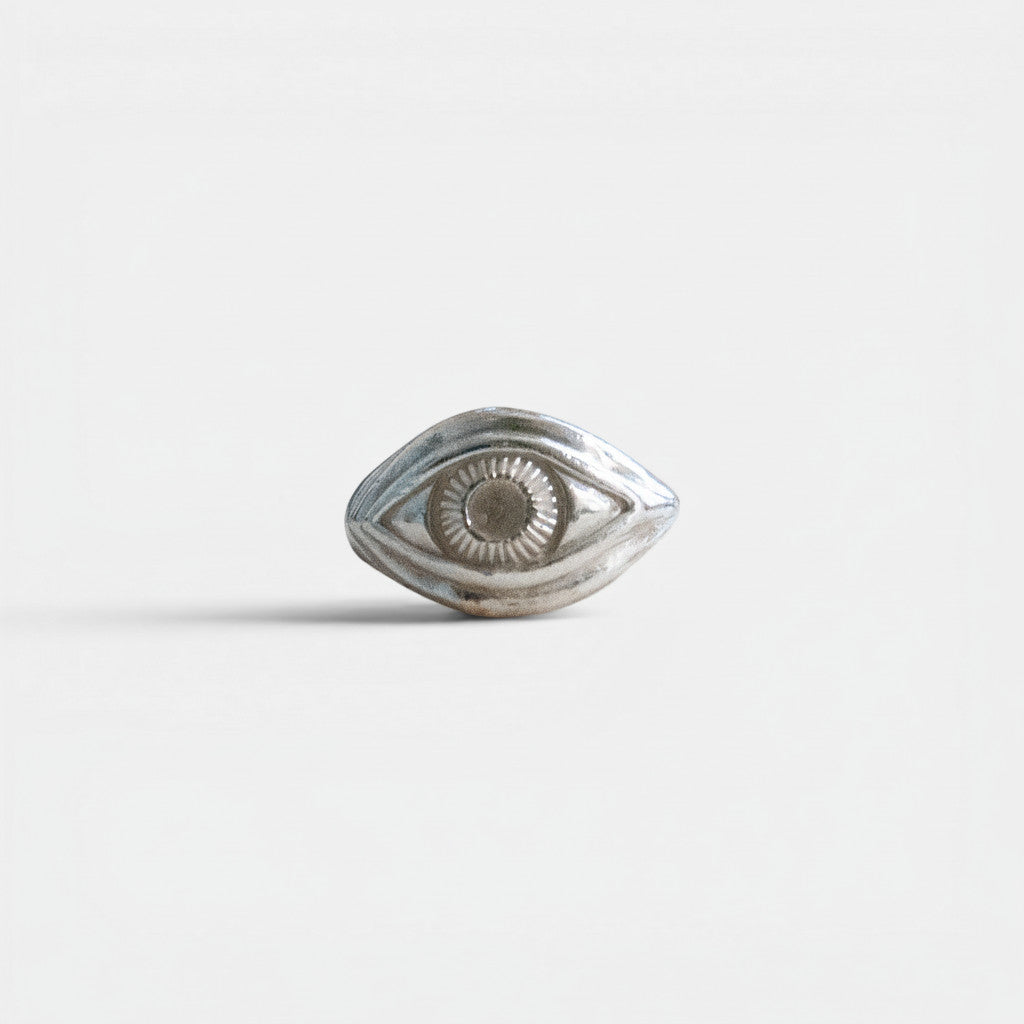 Anillo de Protección de Ojos Talisman Boze Blik en Plata Esterlina 925