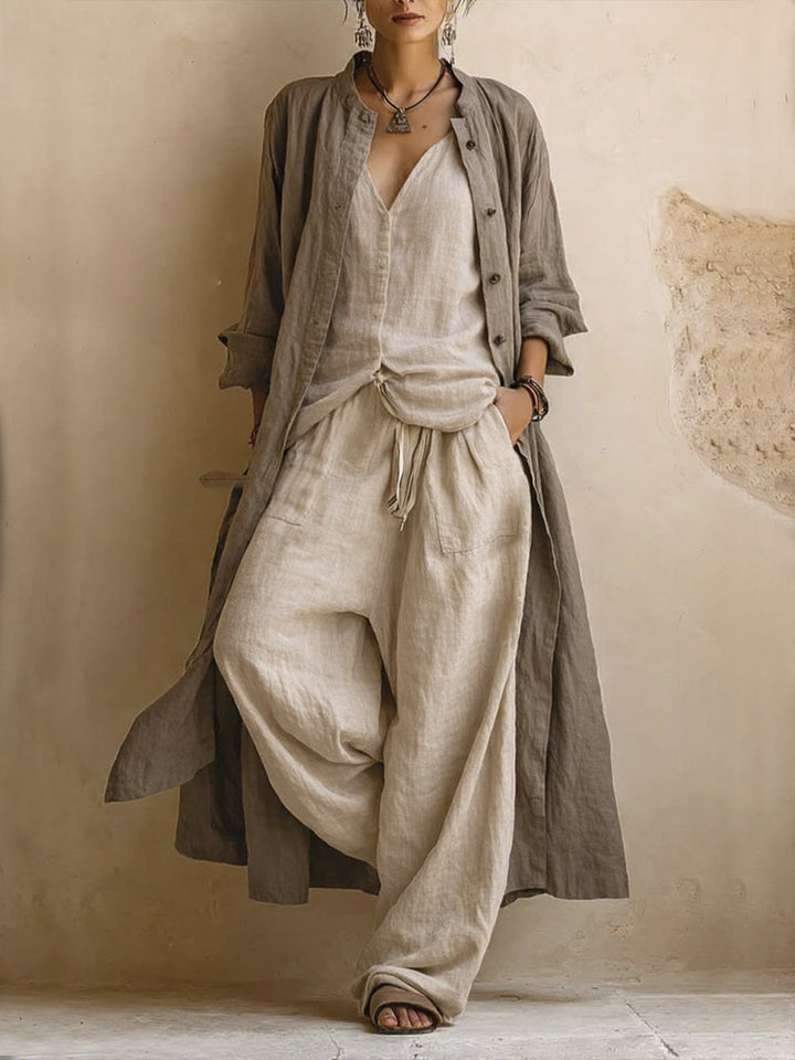 Conjunto bohemio coordinado de 3 piezas