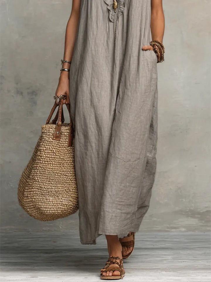 Camille | Vestido bohemio largo